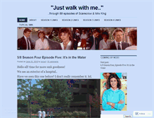 Tablet Screenshot of justwalkwithme.com